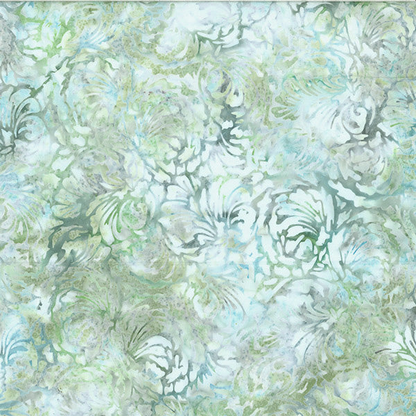 Happy Fields Batik V2511-183 Glacier by Hoffman Fabrics