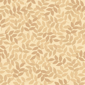 Harmony Flannel 24777-EFLN Sand Leaf by QT Fabrics