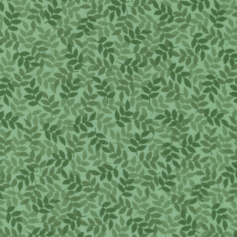 Harmony Flannel 24777-HFLN Spruce Leaf by Quilting Treasures