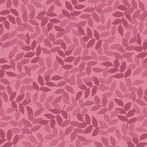 Harmony Flannel 24777-VMFLN Plum Rose Leaf by QT Fabrics