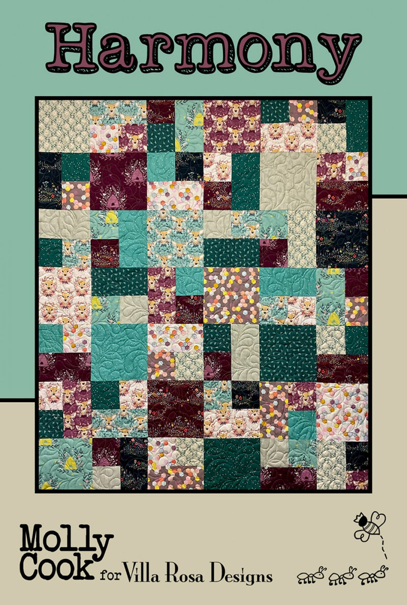 Harmony Quilt Pattern Molly Cook Villa Rosa Designs VRDMC065