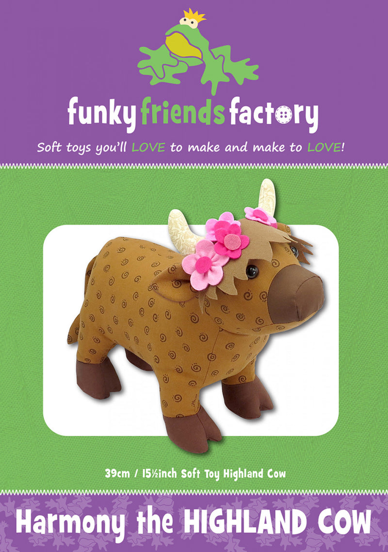 Harmony The Highland Cow Pauline McArthur Funky Friends Factory FF2861