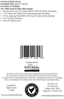 Hatchery Hack Table Runner Pattern Sandy Gervais Pieces From My Heart Back Cover PM794