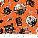 Haunted Hollow 10714-59 Ephemera Beggars Night by Patrick Lose for Patrick Lose Fabrics