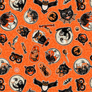 Haunted Hollow 10714-59 Ephemera Beggars Night by Patrick Lose for Patrick Lose Fabrics