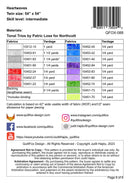 Heartwaves Quilt Pattern Judit Hajdu QuiltFox Designs Picture of Back of Pattern  QFOX-088