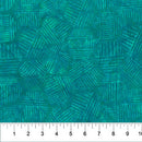 Hexies Batik 81700-62 Turquoise - Fat Quarter