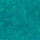 Hexies Batik 81700-62 Turquoise by Banyan Batiks by Northcott