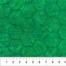 Hexies Batik 81700-69 Emerald by Banyan Batiks by Northcott