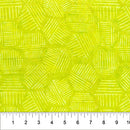 Hexies Batik 81700-72 Citrus Green by Banyan Batiks by Northcott