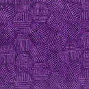 Hexies Batik 81700-88 Hickory Plum by Banyan Batiks by Northcott