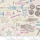 High Flight 45061-11 Cloud by Sarah Thomas of Sariditty for Moda.