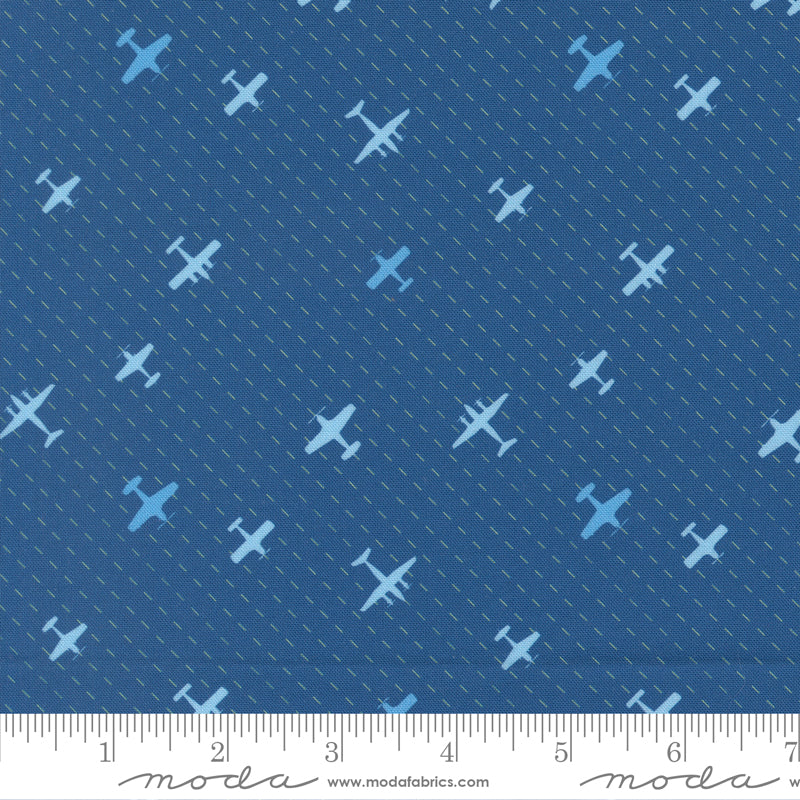 High Flight 45064-17 Harbor by Sarah Thomas of Sariditty for Moda.