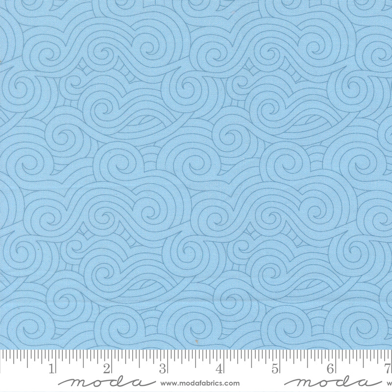 High Flight 45065-14 Sky by Sarah Thomas of Sariditty for Moda.