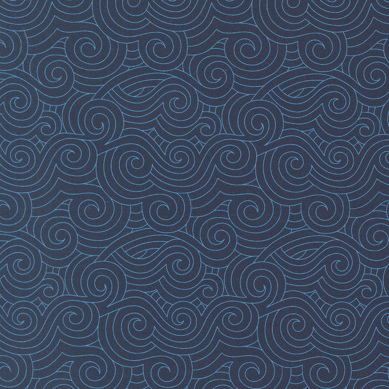 High Flight 45065-18 Navy by Sarah Thomas of Sariditty for Moda.