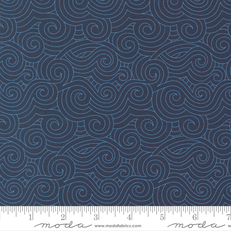 High Flight 45065-18 Navy by Sarah Thomas of Sariditty for Moda.