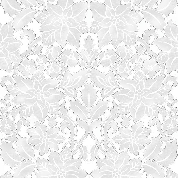 Holiday Elegance V7169-176S Ice/Silver by Hoffman Fabrics