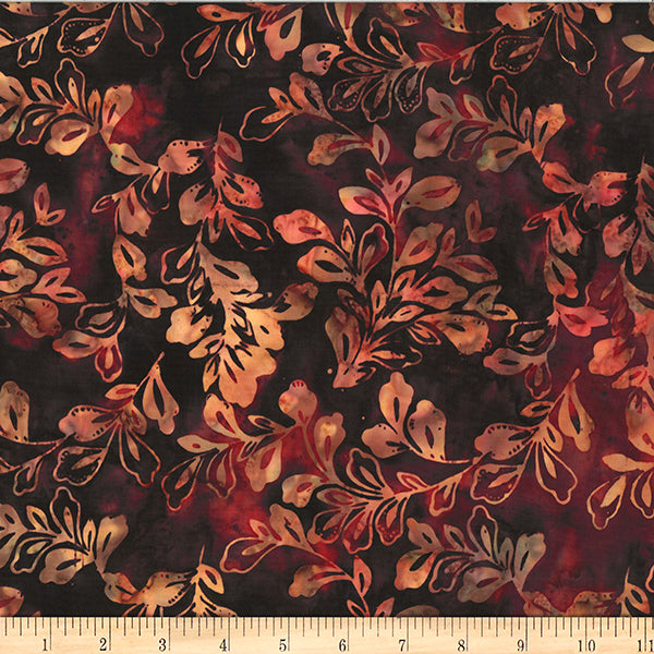 Holiday Spice Batik W2583-231 Garnet by Hoffman Fabrics