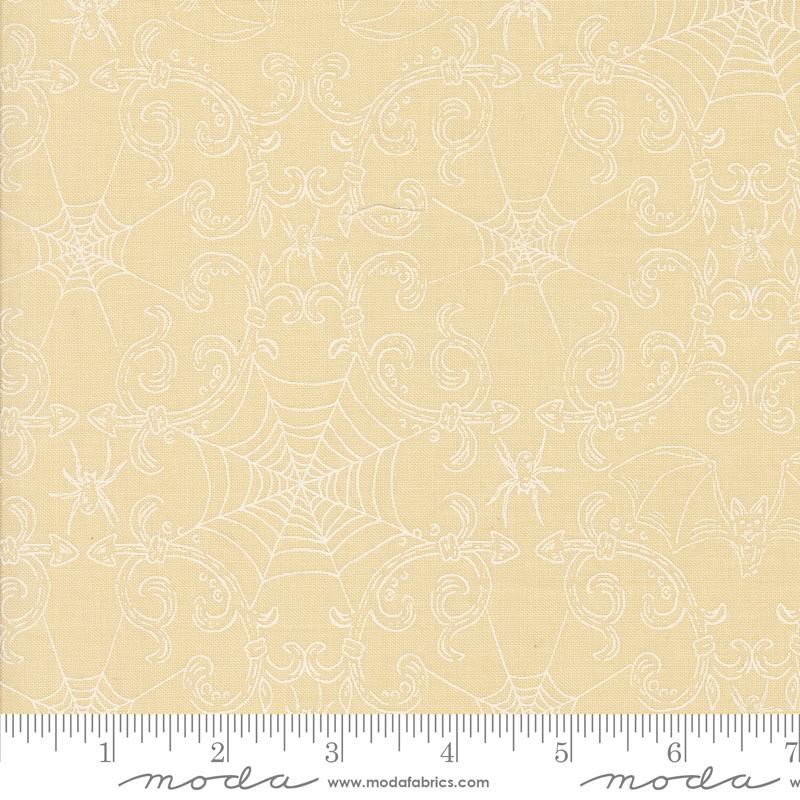 Home Sweet Haunt 20917-21 Bone White by Stacy Iest Hsu for Moda.