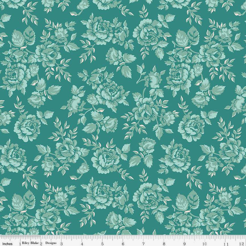 Home Town C13580-TEAL Parry by Lori Holt for Riley Blake Designs