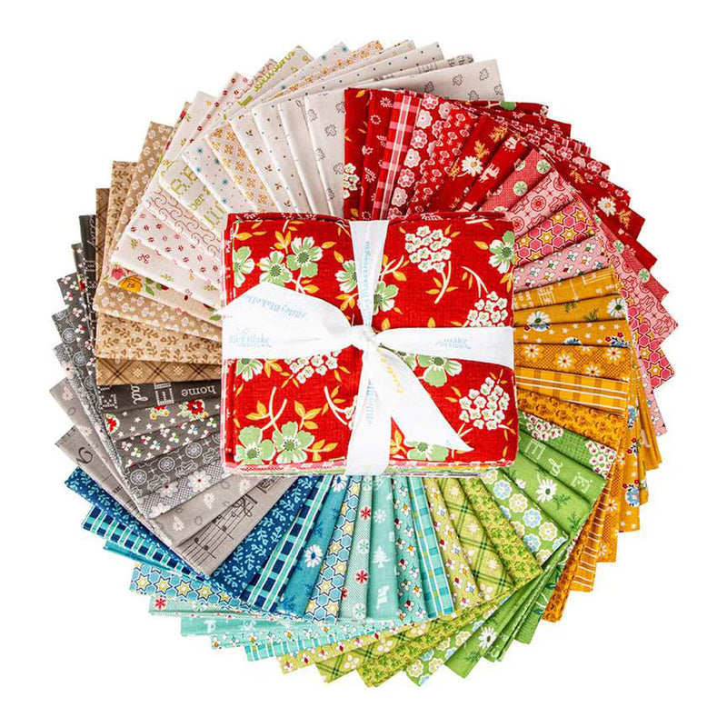 Home Town Holiday Fat Quarter Bundle FQ-14900-53 by Lori Holt for Riley Blake Designs