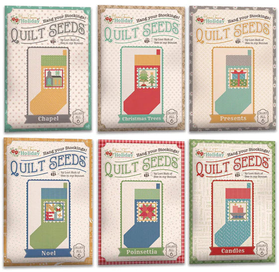 The Home Town Holiday Quilt Seeds™ Patterns by Lori Holt of Bee in my Bonnet  HTHQSC