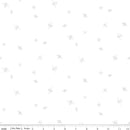 Honey Bees and Flowers Please C15136-WONW White on White Bees by Tara Reed for Riley Blake Designs