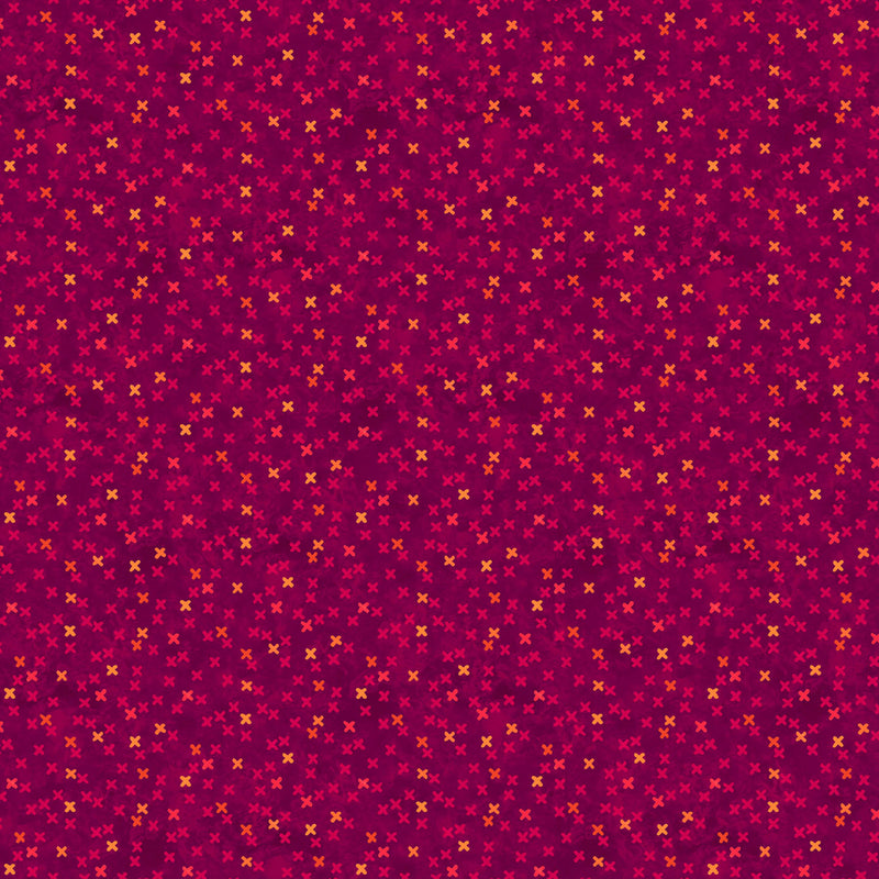Hugs & Kisses Flannel F28001-26 Red Multi Big Kisses by Deborah Edwards for Northcott.