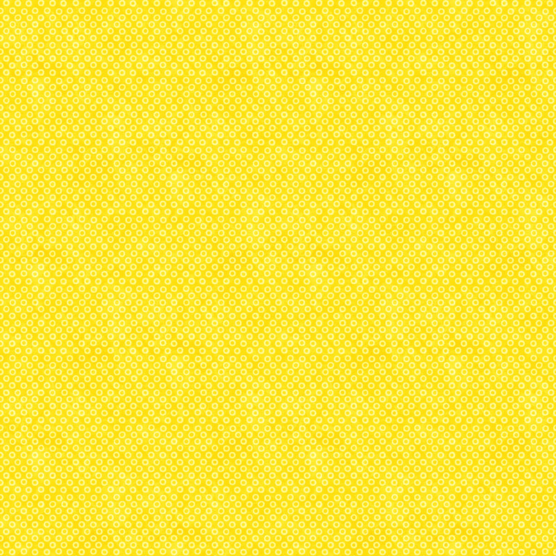 Hugs & Kisses Flannel F28005-52 Yellow Rings by Deborah Edwards for Northcott.