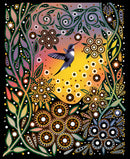 Hummingbirds Panel BA-0005 Panel by Betty Albert-Licenz for International Textiles