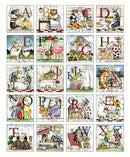Hungry Animal Alphabet Panel P10180-PANEL by Janet Wecker Frisch for Riley Blake Designs