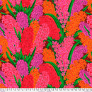 Hyacinthus PWPJ123.RED by Philip Jacobs for the Kaffe Fassett Collective for Free Spirit