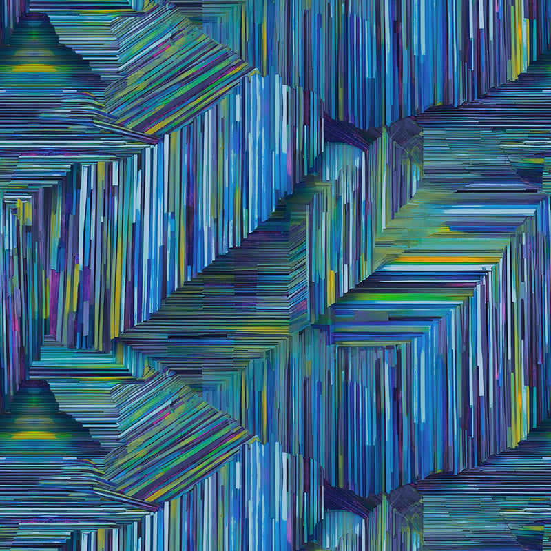 I Walk The Line 118" 8675-76 Pacific by Funny Girl for Studio e Fabrics.