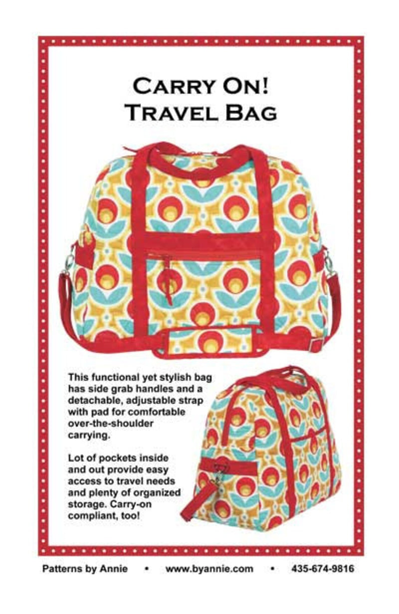 Carry On! Travel Bag ByAnnie PBA215