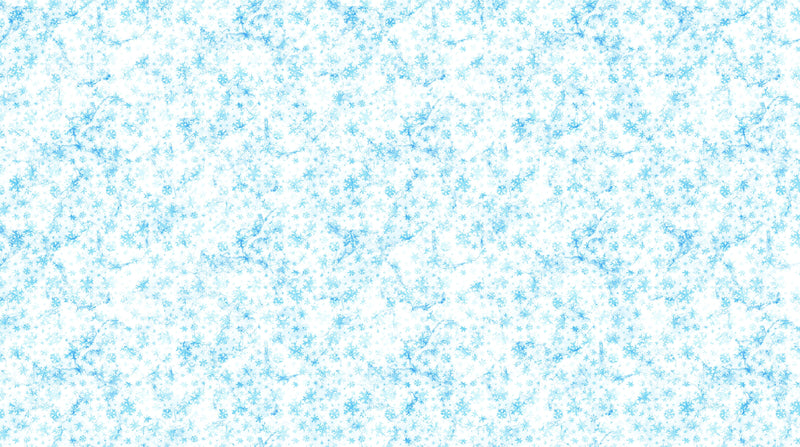 Illuminations DP27006-42 Light Blue Snowflakes by Deborah Edwards and Melanie Samra for Northcott