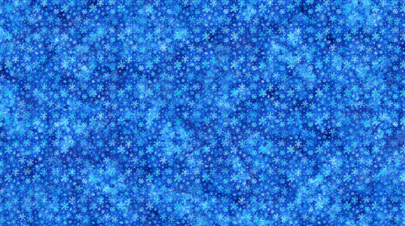 lluminations DP27006-44 Dark Blue Snowflakes by Deborah Edwards and Melanie Samra for Northcott