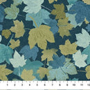 Imprint Flannel F29211-48 Maple Dk Blue Multi by Northcott