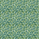 Imprint Flannel F29213-74 Sm Leaf Toss Green Multi by Northcott