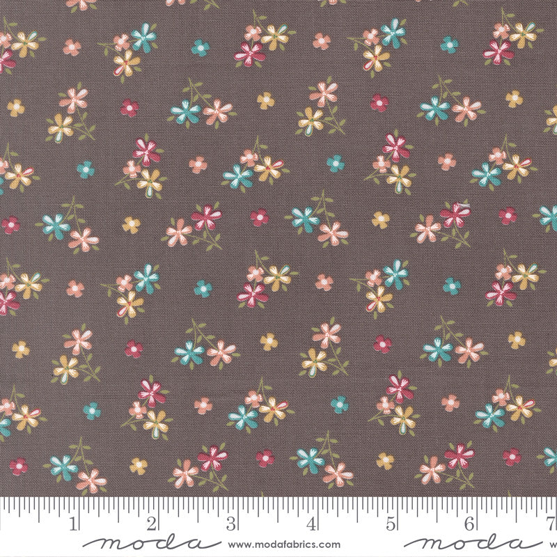 In the Garden 29235-23 Slate Love Me by Corey Yoder for Moda