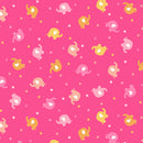 In The Jungle TP-2603-P Pink Ellie Scatter by Makower.