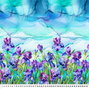 Infatuation DP28611-84 Purple Multi Floral Ombre by Deborah Edwards and Melanie Samra for Northcott