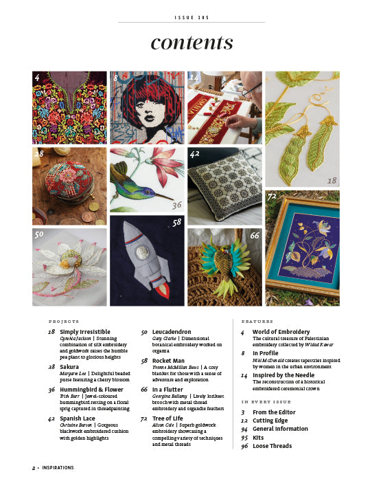 Inspirations Issue 105 - Simply Irresistible Contents NS105