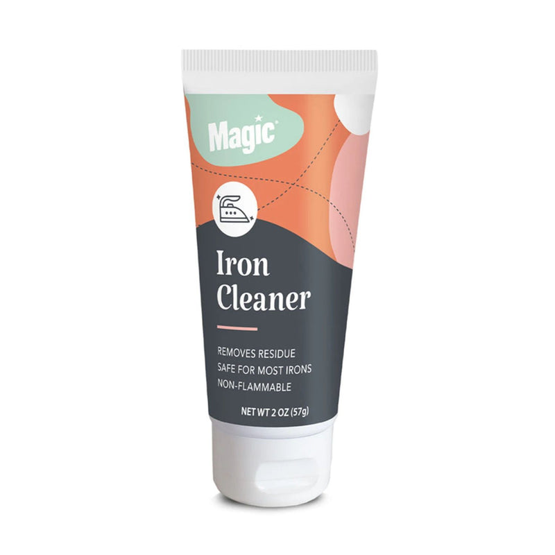 Tube of Magic Iron Cleaner on a white background
