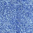 Isles of Shoals Batik 2103Q-X Blue Crossed by Childe Hassam for Anthology Fabrics