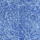 Isles of Shoals Batik 2103Q-X Blue Crossed by Childe Hassam for Anthology Fabrics