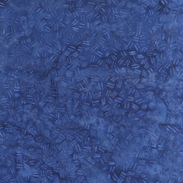 Isles of Shoals Batik 2104Q-X Navy Equal Signs by Childe Hassam for Anthology Fabrics