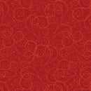 It's Snow Wonder 2705-88 Red Swirls with Dots by Elsie Ess for Blank