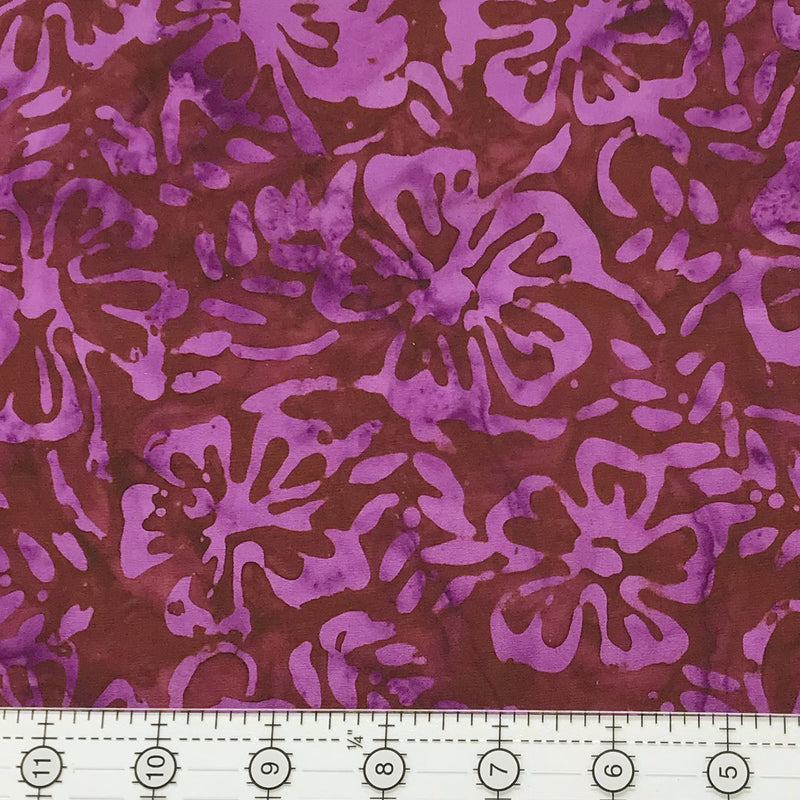 Java Batiks - Hibiscus Flowers by Maywood Studio