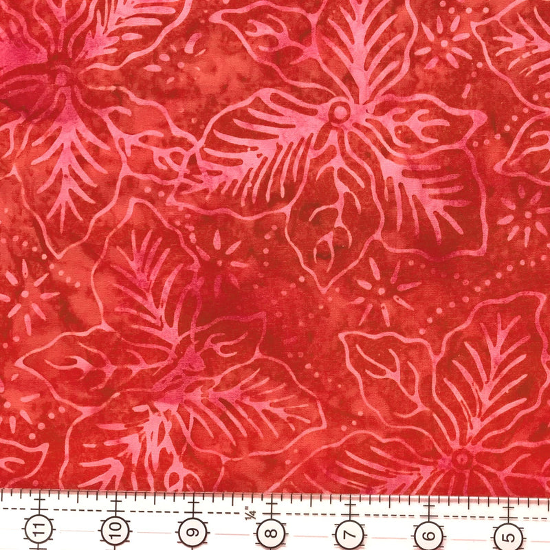 Java Batiks - Poinsettias by Maywood Studio