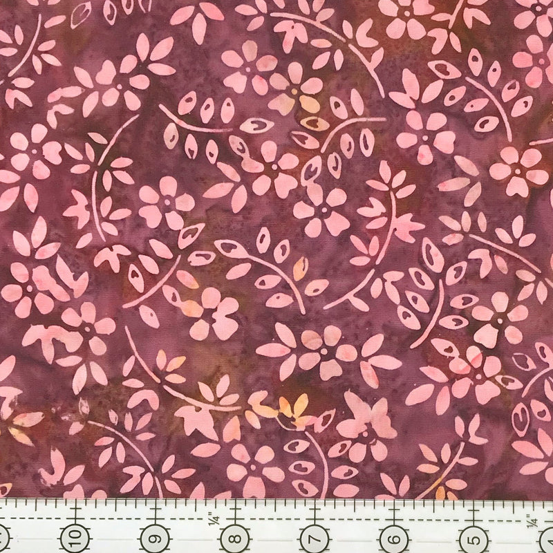 Java Batiks - Small Flowers and Leaves by Maywood Studio